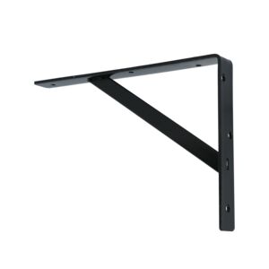 SHELF BRACKET 12" HEAVY DUTY BLACK SHELF BRACKET 12" HEAVY DUTY BLACK